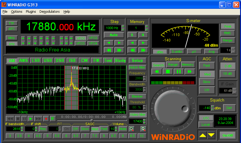 winradio wr 1550 software